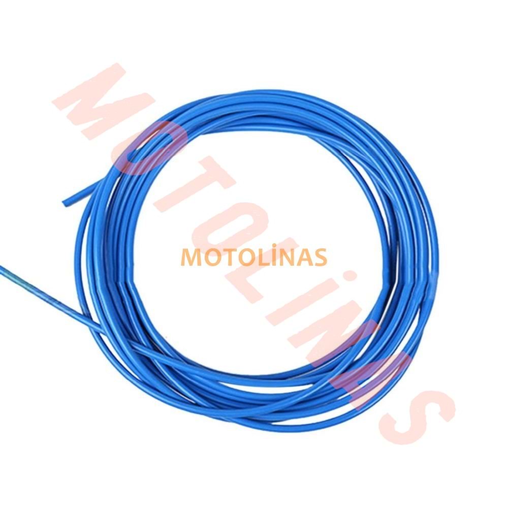 METRE DIŞ KABLO MAVİ 5 MM 2P [TEFLONLU] [1 Rulo=25 mt]