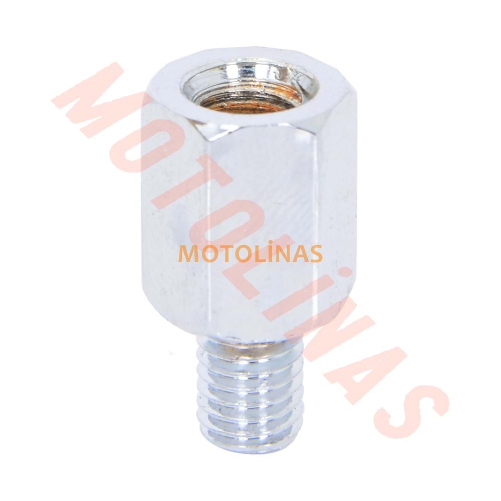 AYNA ADAPTÖRÜ [10 ADET] [ÜST 10mm DÜZ DİŞ - ALT 8mm DÜZ DİŞ]