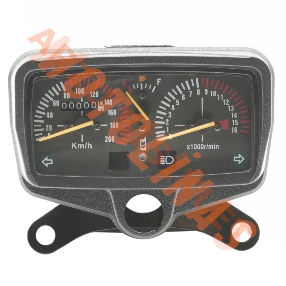 KİLOMETRE SAATİ CG [DEVİR SAATİ TELLİ] [200 KM] [16 BİN DEVİR] BENZİN VE VİTES GÖSTERGELİ