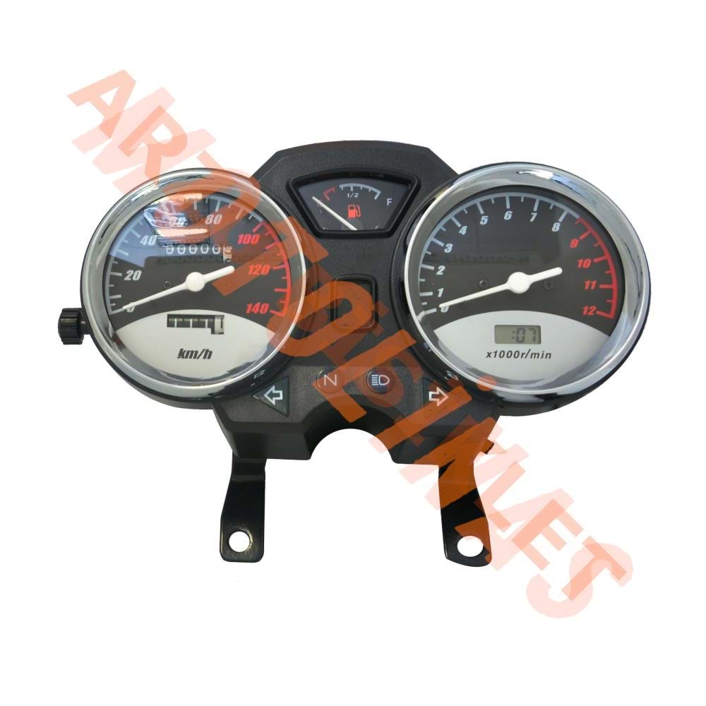 KİLOMETRE SAATİ CG 100 SPORT [DEVİR SAATİ TELLİ] [140 KM] MONERO