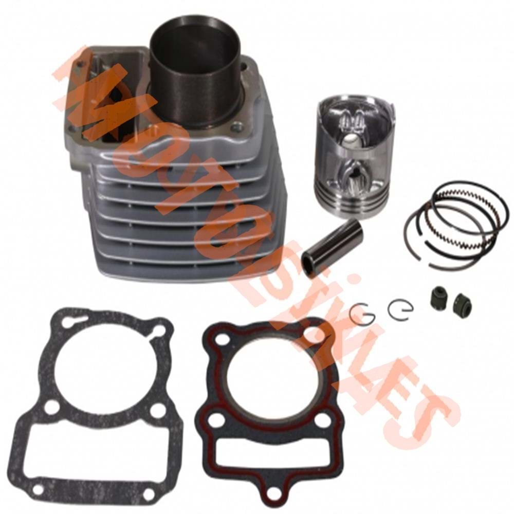 SİLİNDİR KOMPLE 15 PERNO [56,5 mm] [YÜK:69 mm] 125cc CG [OEM KALİTE]