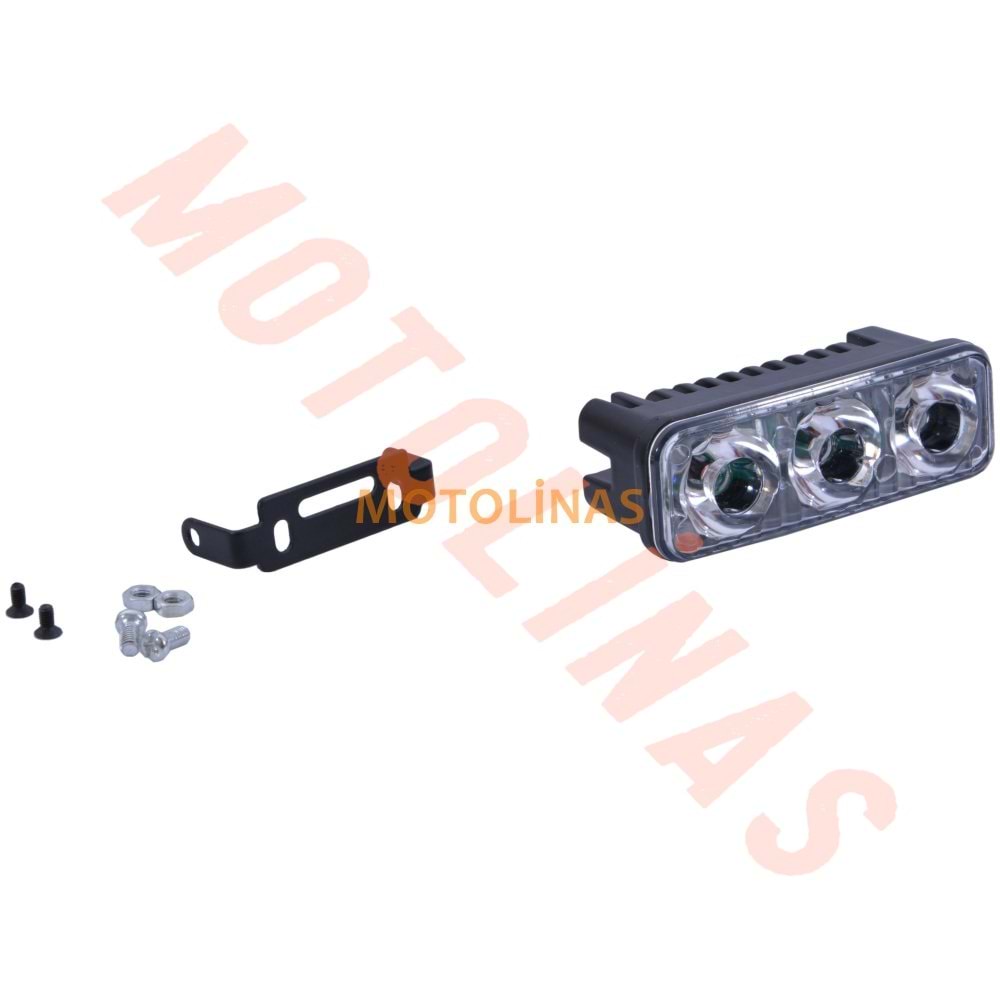 M11-03 3 FONKSİYONLU MAVİ - KIRMIZI ÇAKARLI LAMBA