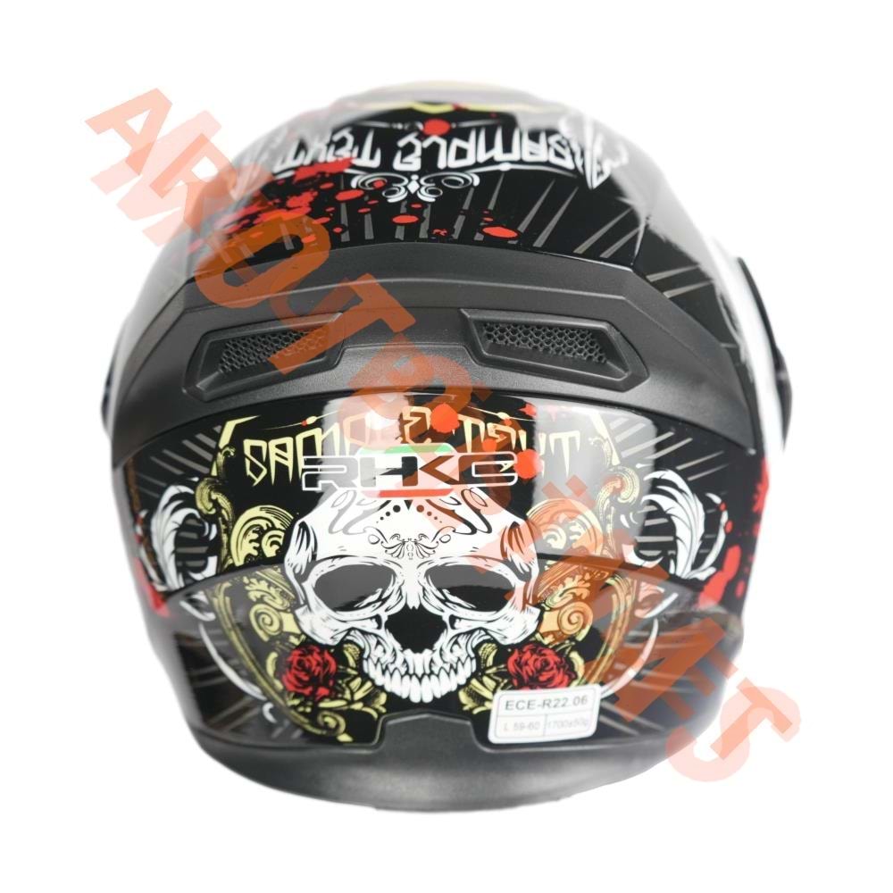 KC - ÇENE AÇILIR VİZÖRLÜ KASK [KC902] [KURU KAFA] [S]