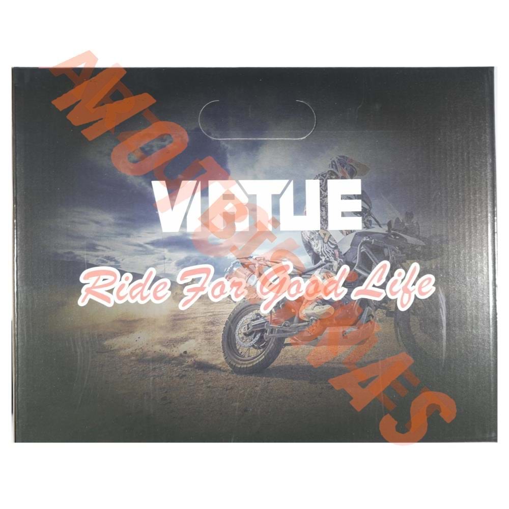 VRT - ÇENE AÇILIR VİZÖRLÜ KASK [MB808] [MAT SİYAH] [S]