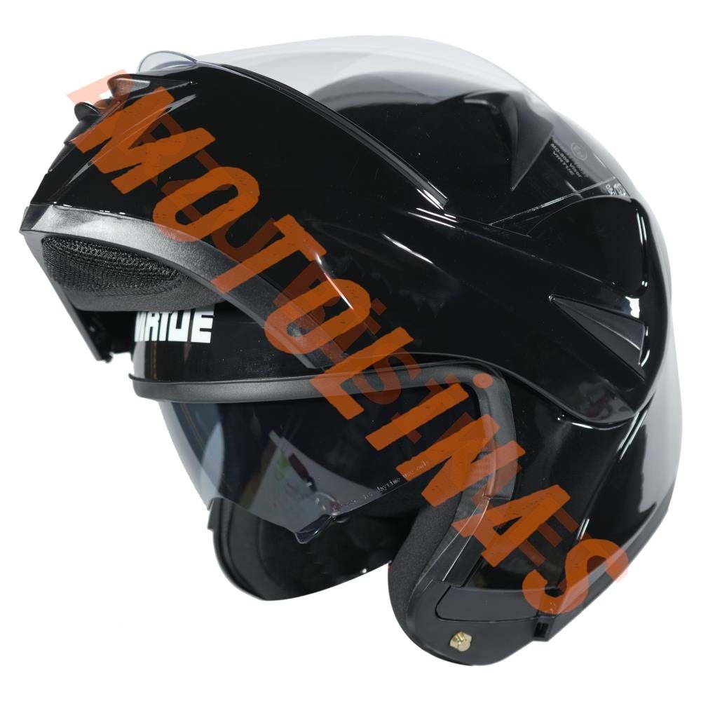 VRT - ÇENE AÇILIR VİZÖRLÜ KASK [MB808] [SİYAH] [L]