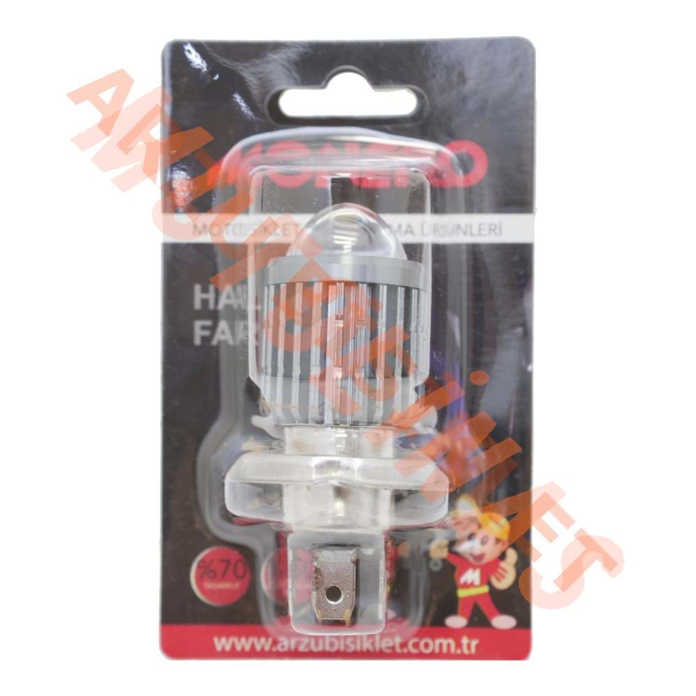 H4 TİPİ AMPUL [BEYAZ IŞIK] [M3 MODEL] - BELGELİ