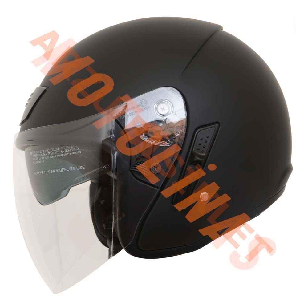 BEON-ÇENESİZ VİZÖRLÜ YAZLIK KASK [B210] [MAT SİYAH] [M]