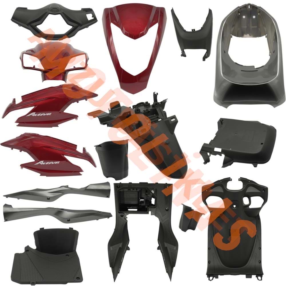 KAPORTA Y. SET [KIRMIZI] [YENİ MODEL] HONDA ACTIVA S
