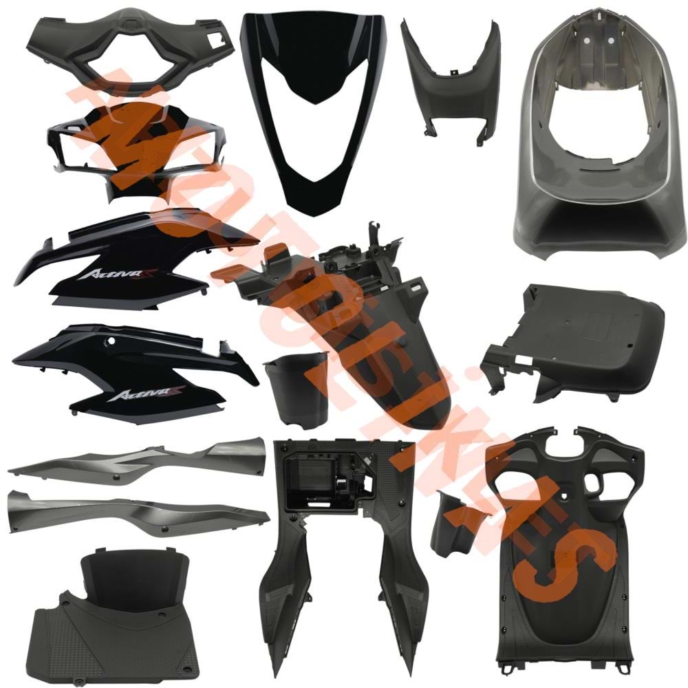 KAPORTA Y. SET ESKİ MODEL [SİYAH] HONDA ACTIVA S