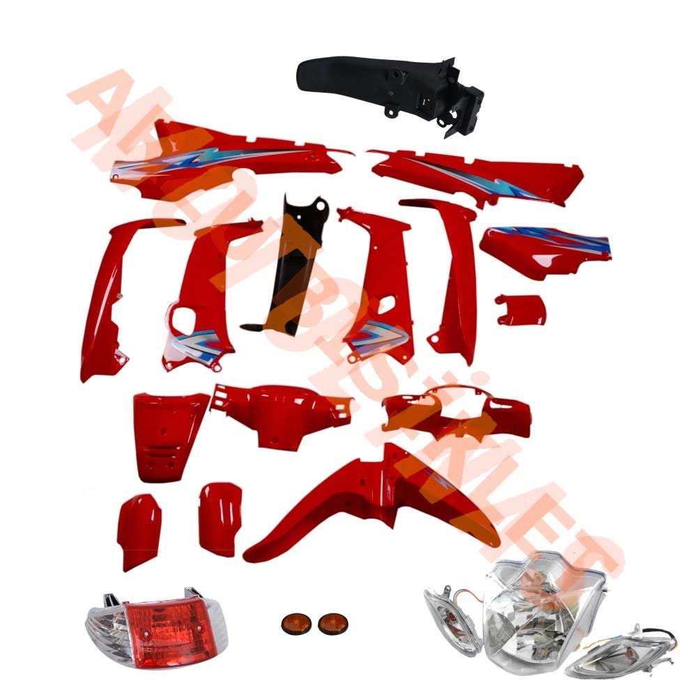 MFH-KH KAPORTA SET [KIRMIZI] [FAR+STOP DAHİL] CUB