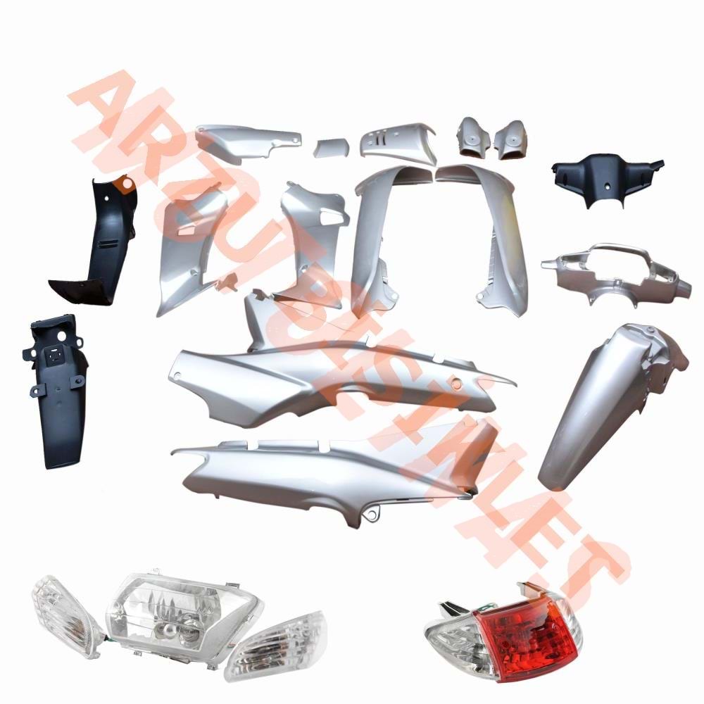 LIFAN KAPORTA SET [GÜMÜŞ] [FAR+STOP DAHİL] CUB