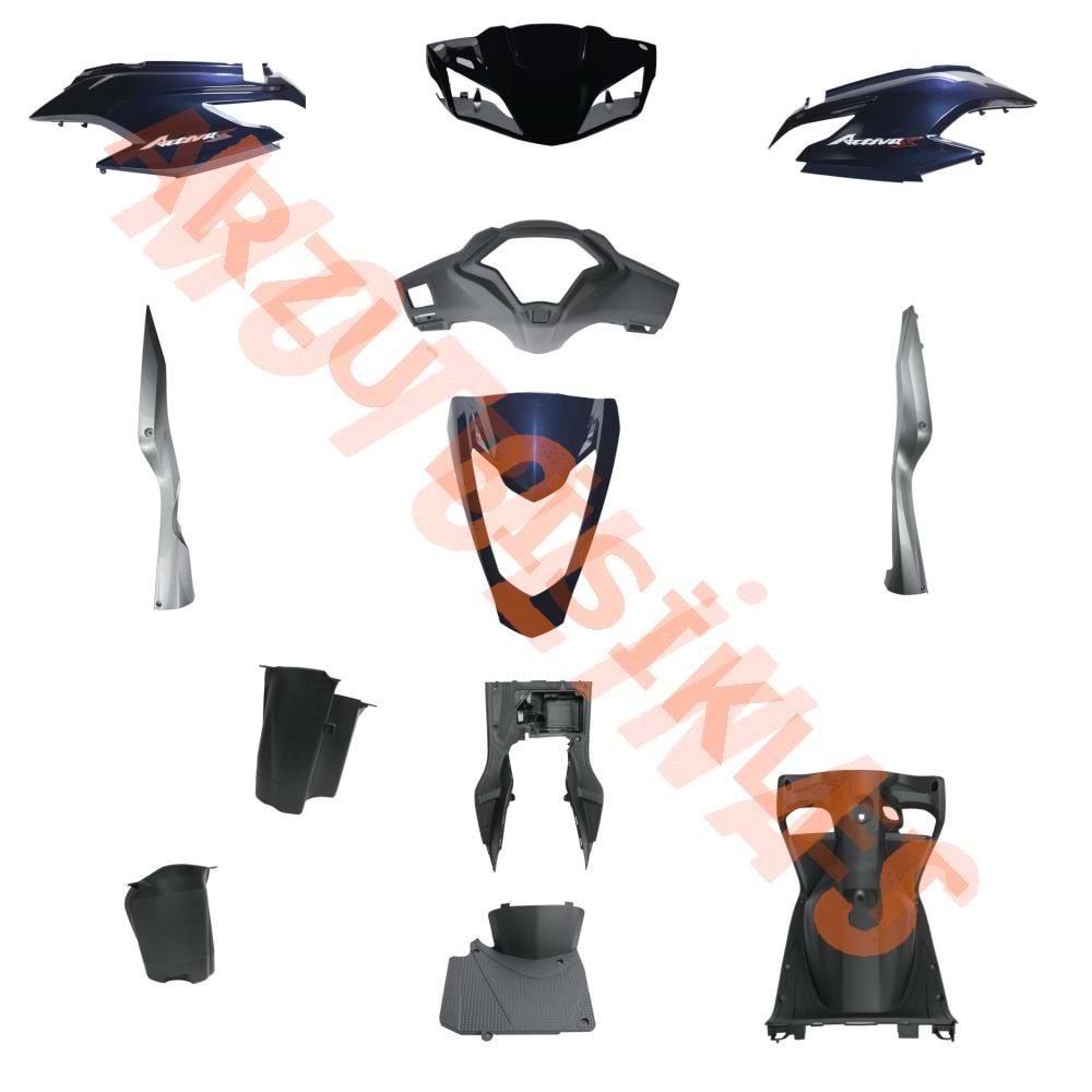 KAPORTA SET [MAVİ] [YENİ MODEL] HONDA ACTIVA S