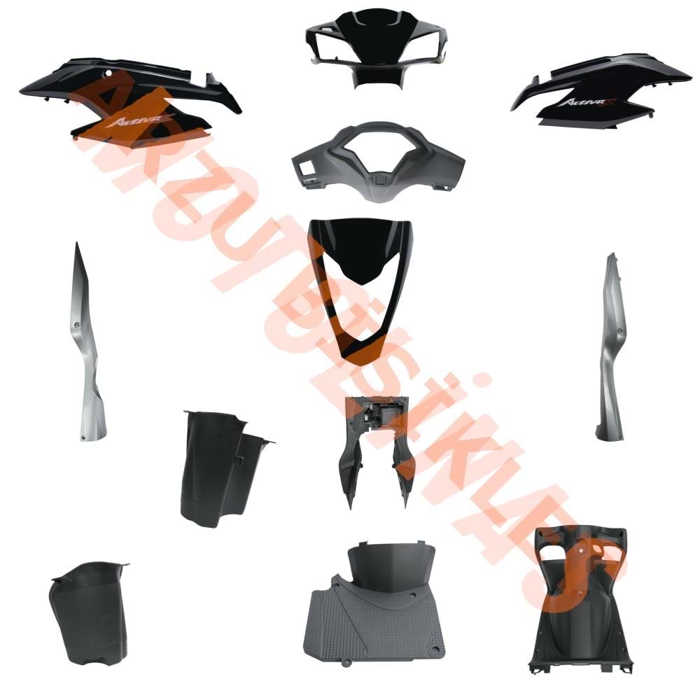 KAPORTA SET ESKİ MODEL [SİYAH] HONDA ACTIVA S