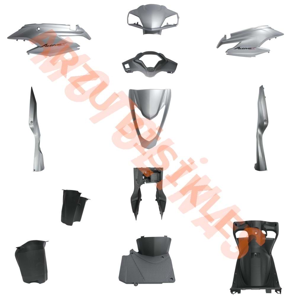 KAPORTA SET ESKİ MODEL [GRİ] HONDA ACTIVA S