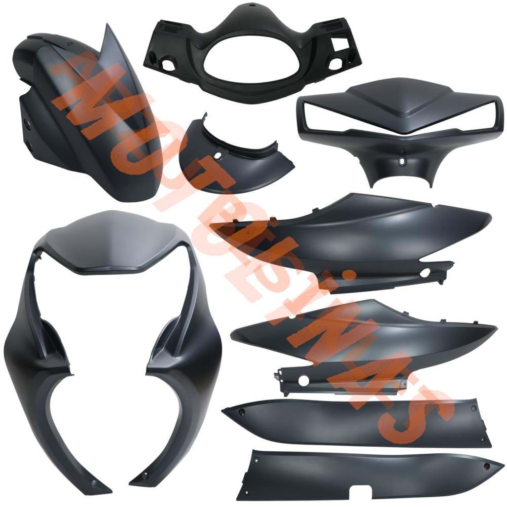 KAPORTA SET [BOYALI AKSAM] [KRİSTAL SİYAH ] SPACE PRO MAX
