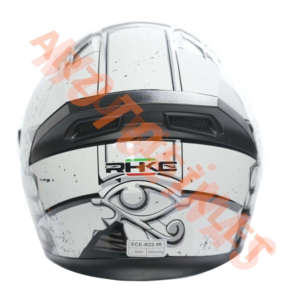 KC-KAPALI VİZÖRLÜ KASK [KC316-1] KURU KAFA [S] E BELGELİ