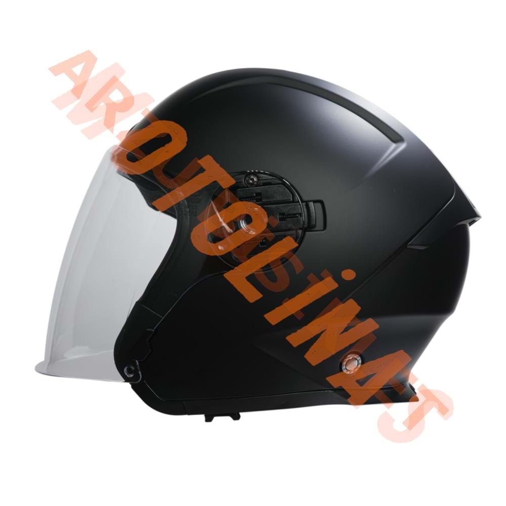 BEON- ÇENESİZ VİZÖRLÜ YAZLIK KASK [B203] [MAT SİYAH] [XL]