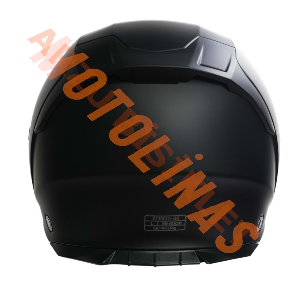 BEON- ÇENESİZ VİZÖRLÜ YAZLIK KASK [B203] [MAT SİYAH] [XXL]
