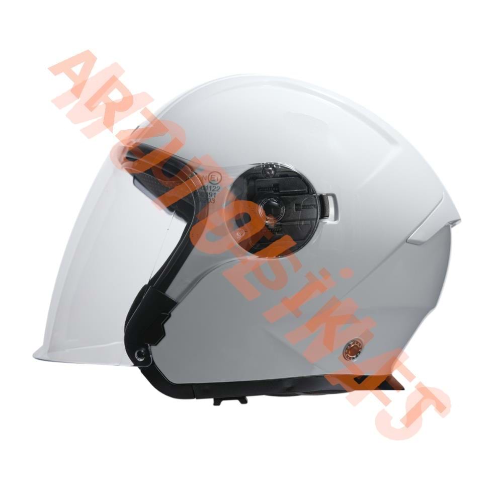 BEON- ÇENESİZ VİZÖRLÜ YAZLIK KASK [B203] [BEYAZ] [XXL]