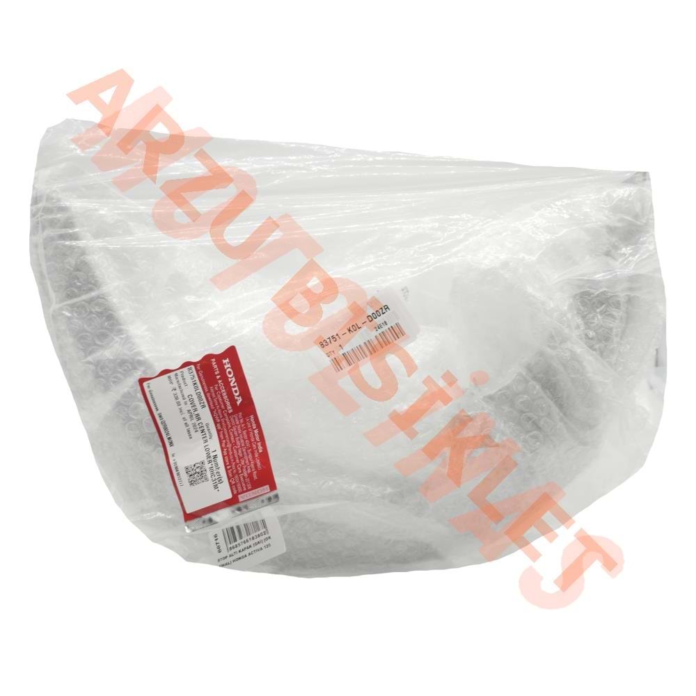 STOP ALTI KAPAK [GRİ] [ORİJİNAL] HONDA ACTIVA 125-[83751-KOL-D00ZR]