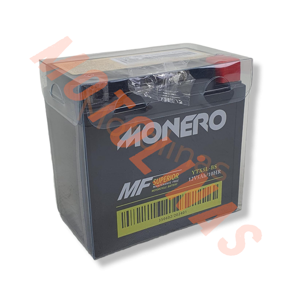 12 VOLT 4AH YTX4L-BS BWS-SFC - [113*70*85] BWS-SFC - MONERO