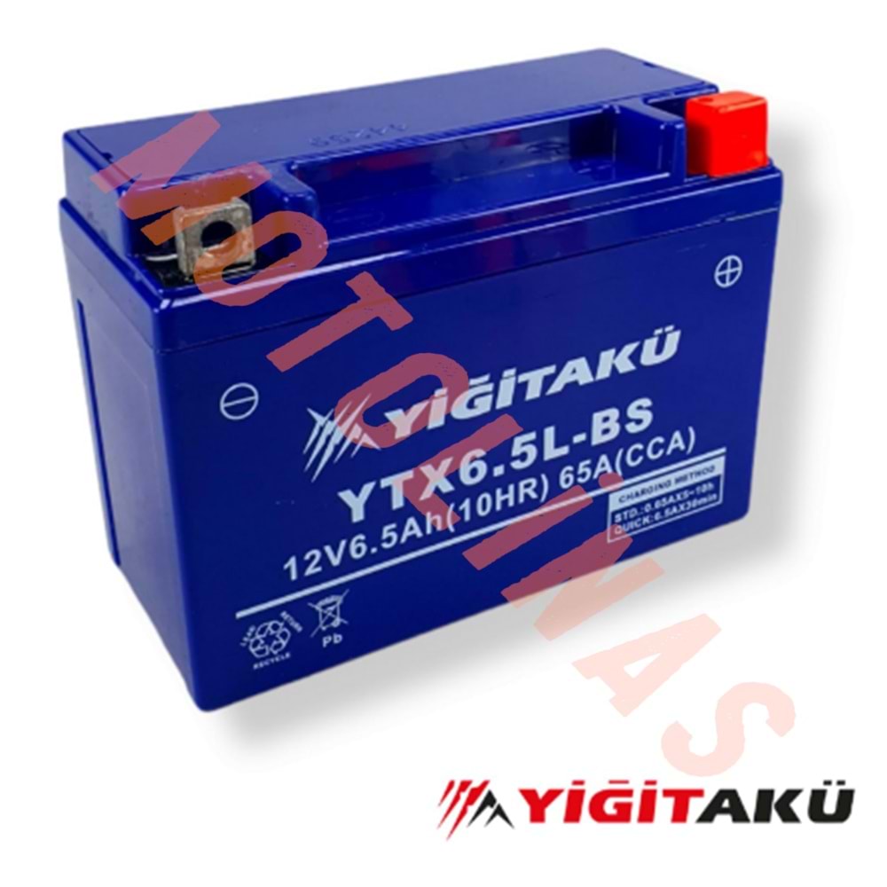 12 VOLT 6.5 AMPER YİĞİT AKÜ - CG MODELİ