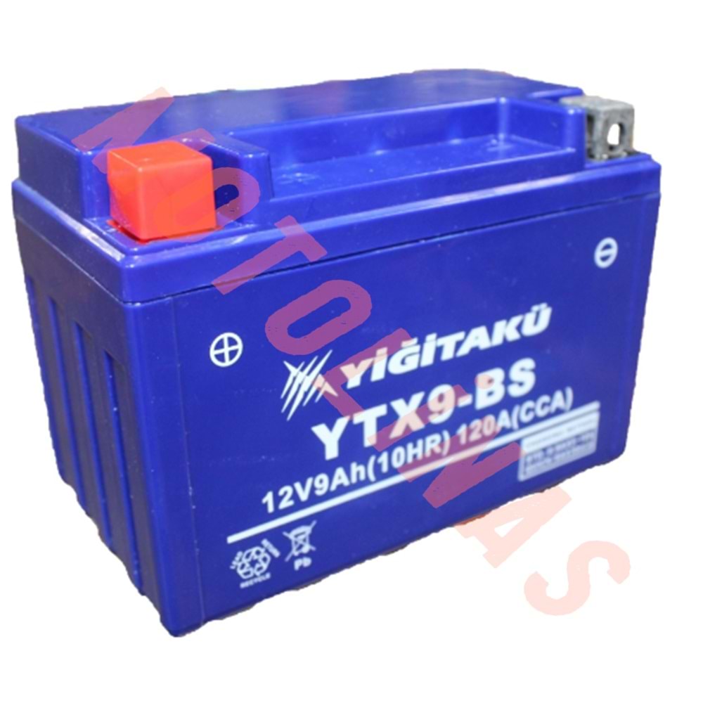 12 VOLT 9 AMPER YİĞİT AKÜ - SCOOTER MODELİ