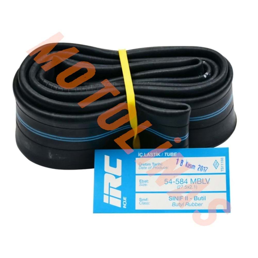27.5X2.1 54-584 UZUN SUPAP BİSİKLET İÇ LASTİK - IRC - ANLAS