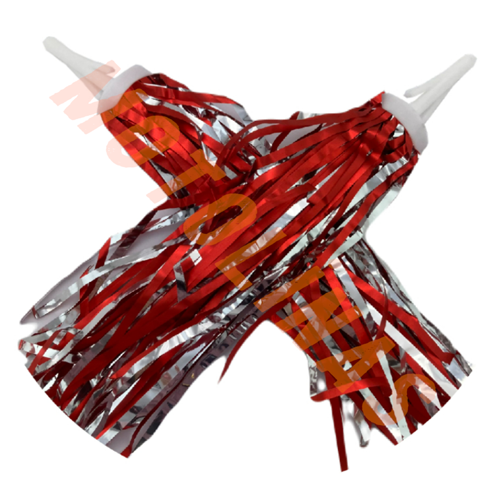 ELCİK GİDON SÜS PÜSKÜLÜ TAKIM [KIRMIZI] - BİSİKLET AKSESUAR