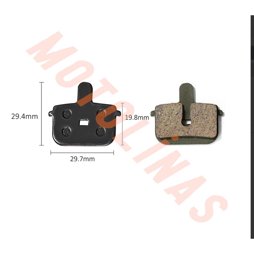 DİSK BALATA TAKIM DT-P13-2 - BİSİKLET
