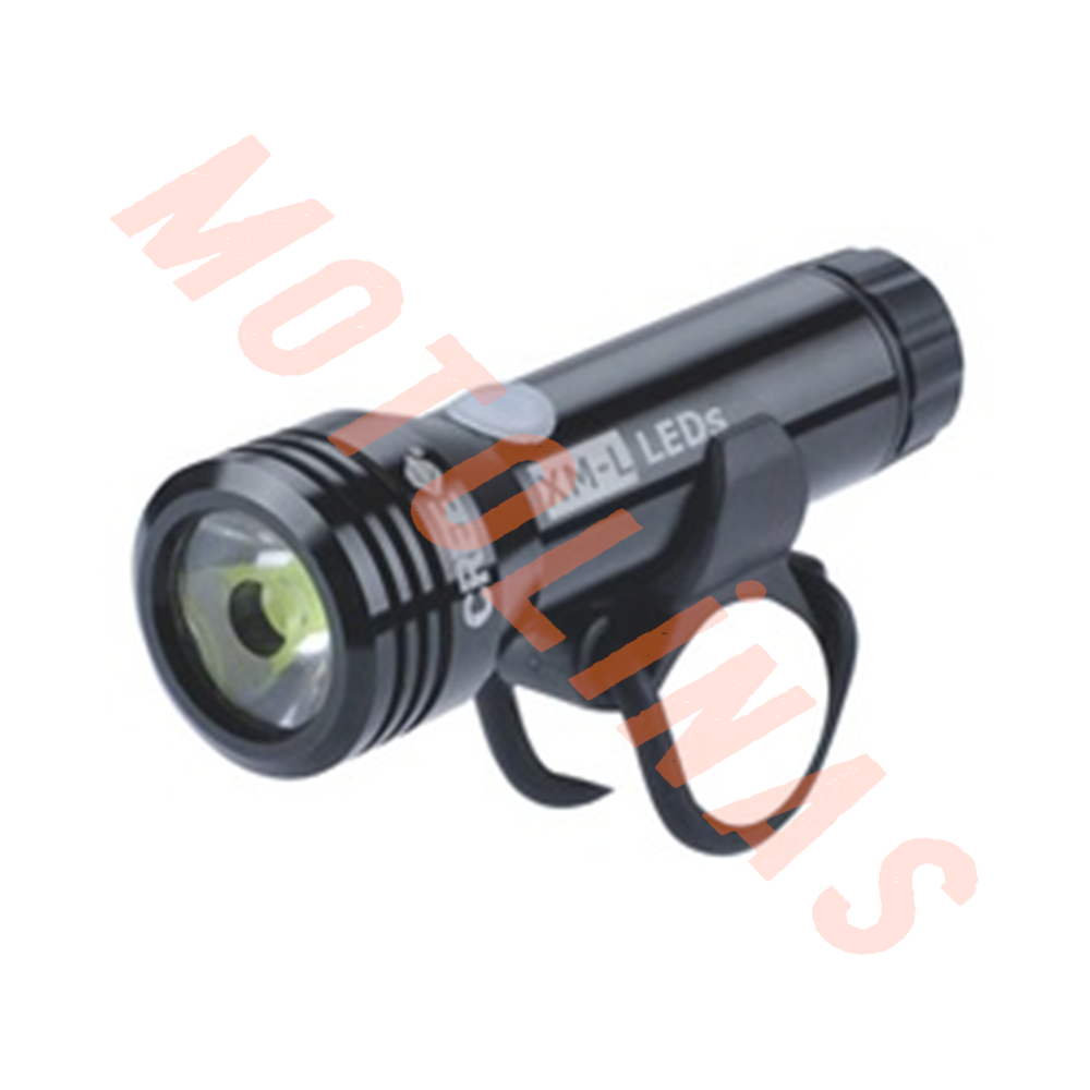FAR ÖN SİYAH ALÜMİNYUM JY-7012F-1000 (MİNİ USB) CREE XM T6 LED - 4 FONKSİYON - BİSİKLET