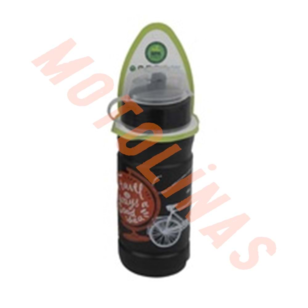 SULUK MATARA TERMOS 600 ML ONAYLI FORTE GT SİYAH