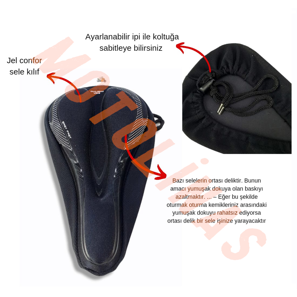 JEL SELE KILIFI SMC-455 280 x 180mm - BİSİKLET