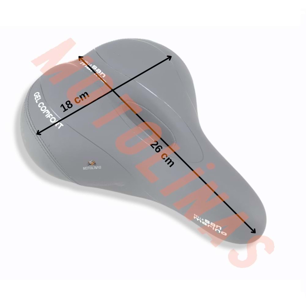 SELE JEL DOLGULU SM-92 COMFORT SAN MARİO - BİSİKLET
