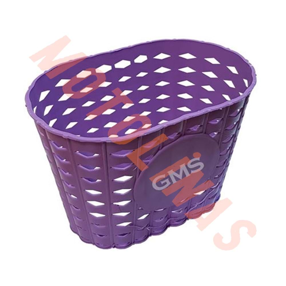 ÖN SEPET PLASTİK OVAL 16-20 JANT MOR - BİSİKLET