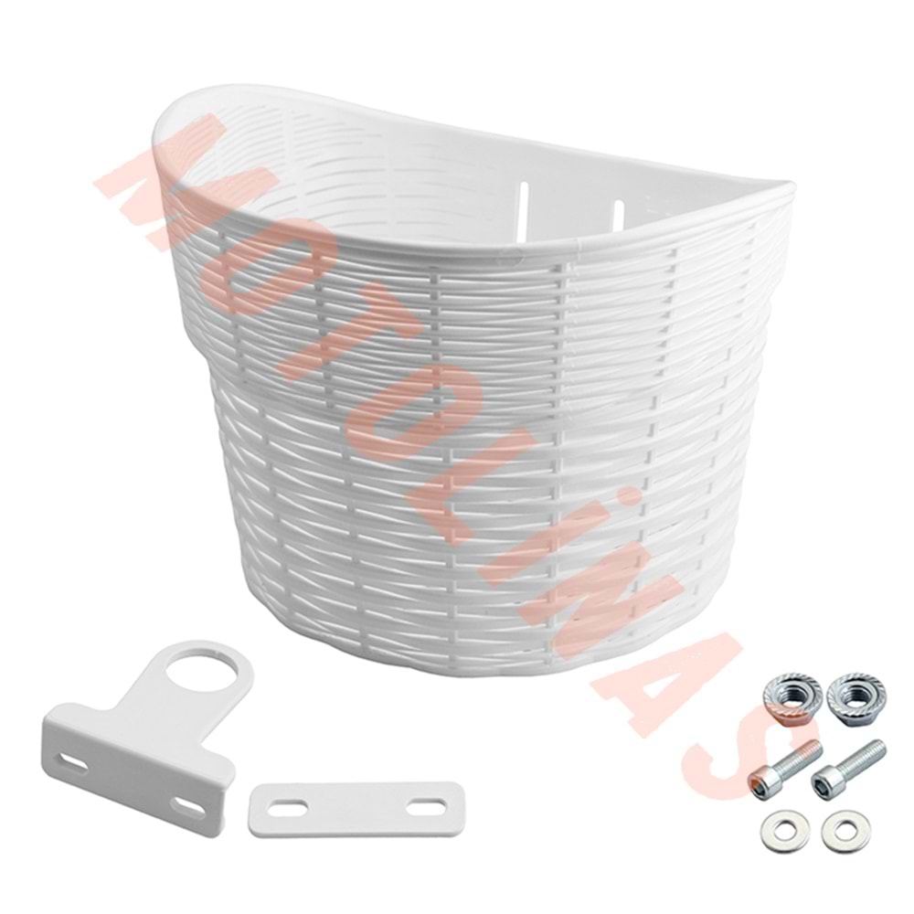 ÖN SEPET 16-20 JANT PLASTİK BEYAZ - BİSİKLET