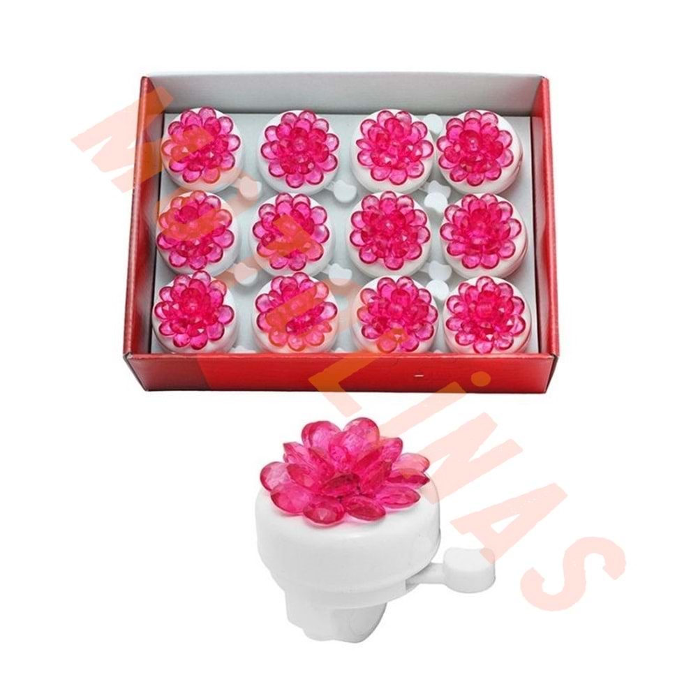 ZİL DEMİR PEMBE KRİSTAL DESEN - BİSİKLET / EBİKE