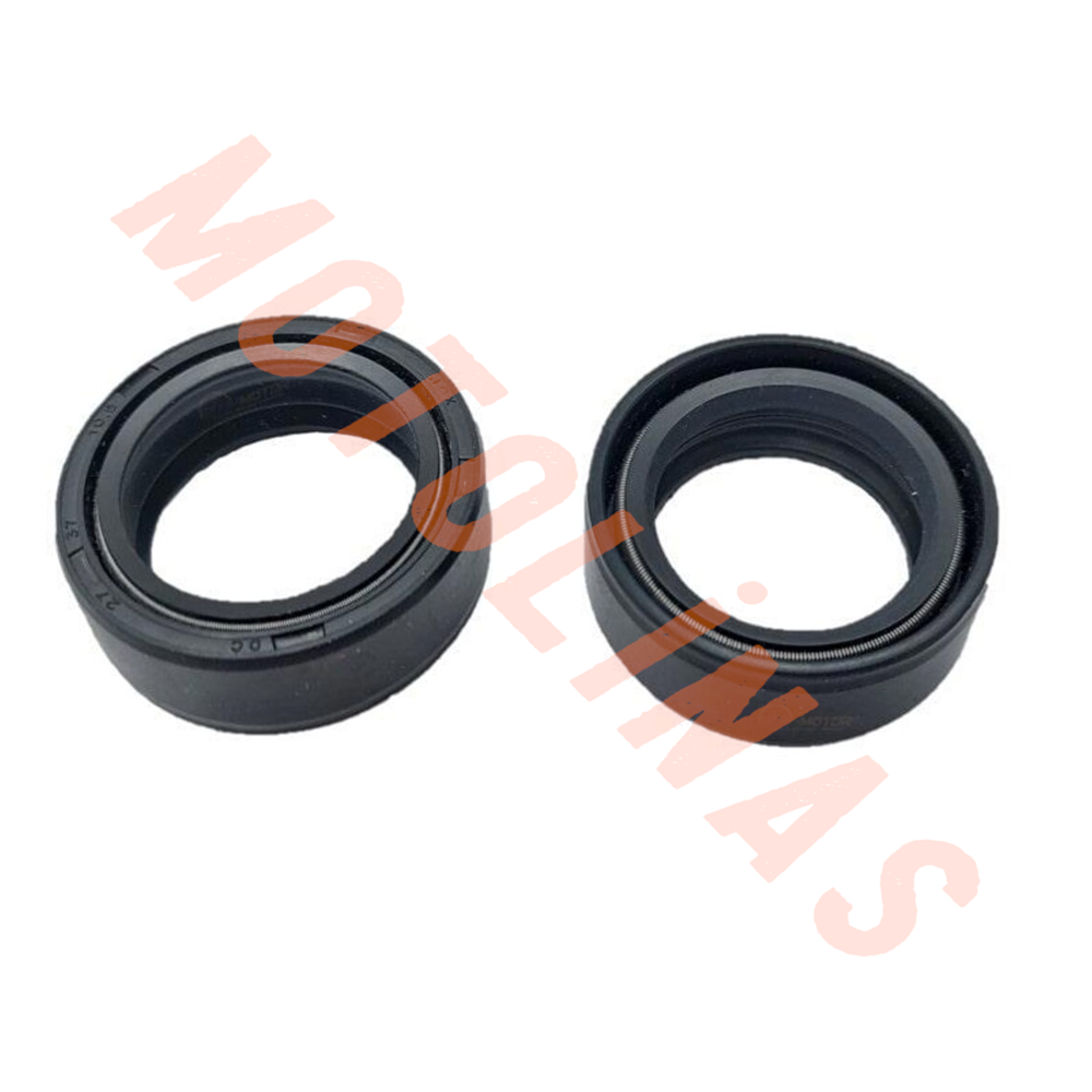 ÖN AMORTİSÖR KEÇESİ ÇİFT YAYLI TAKIM 27x37x7.5 - CG