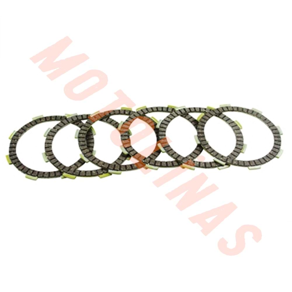 DEBRİYAJ BALATASI CG - YBR - CBF - 250 CHOOPER [6 Lİ SET]