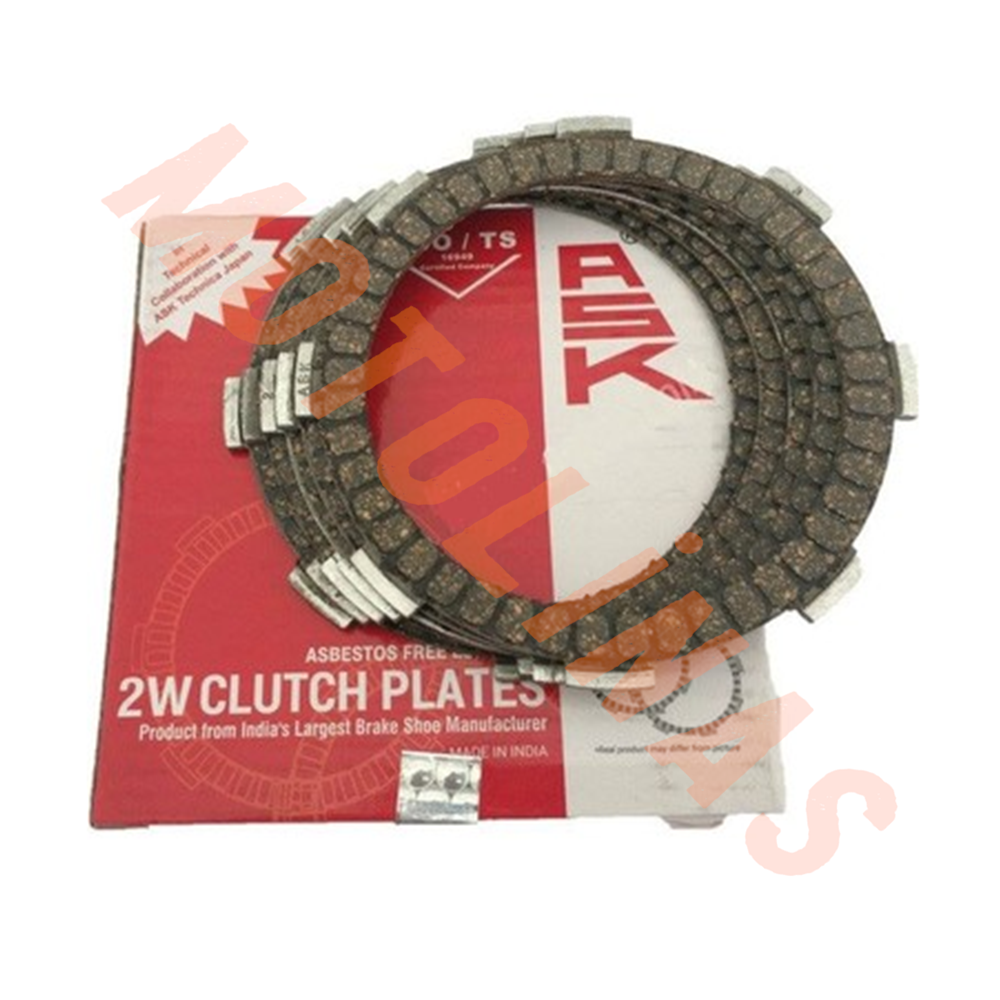 DEBRİYAJ BALATASI CG - YBR - CBF - 250 CHOOPER [5 Lİ SET] - ASK