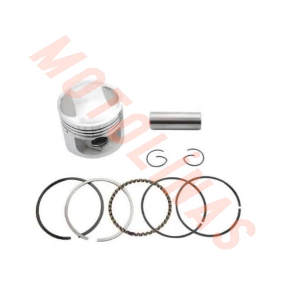 PİSTON + SEKMAN SETİ 63,5 MM [15 PERNO] KISA 12mm STRONG - CG 200