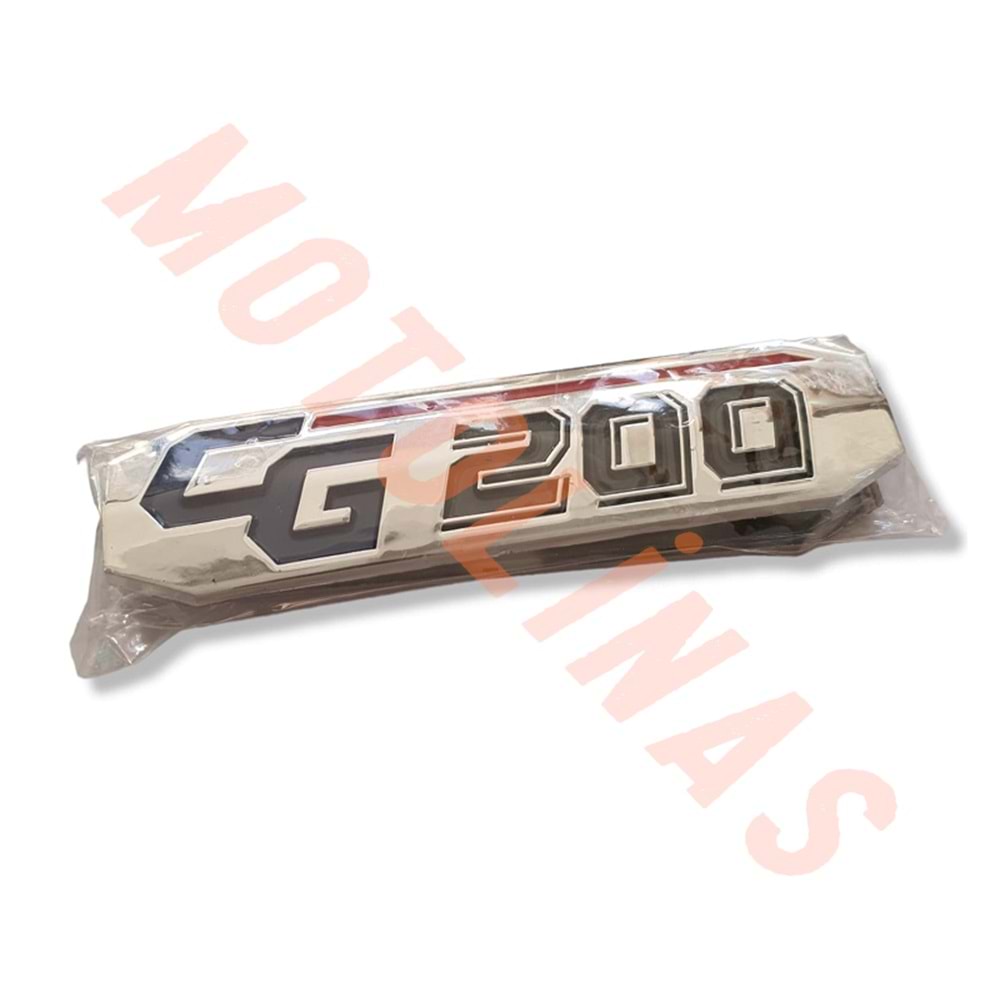 YAN KAPAK ARMASI ( CG200 YAZILI - NİKEL ) SET ORJİNAL MODEL - CG