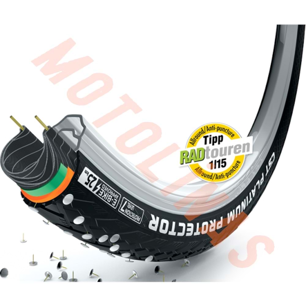 DIŞ LASTİK 700X38C C1920 PLATINUM (Zırhlı) 7 SEVİYE KORUMA - CST