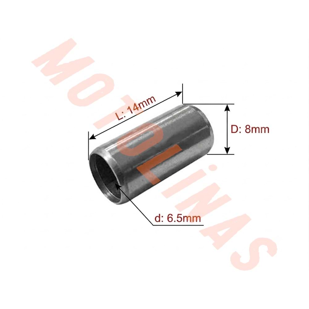 SİLİNDİR SAPLAMA BURCU 6,5-8-14 mm (adet) - CUP