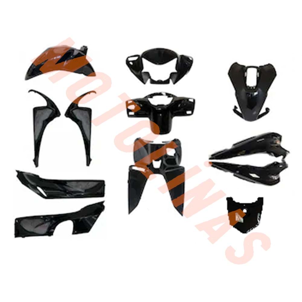 KAPORTA SET [SİYAH] - HONDA DİO