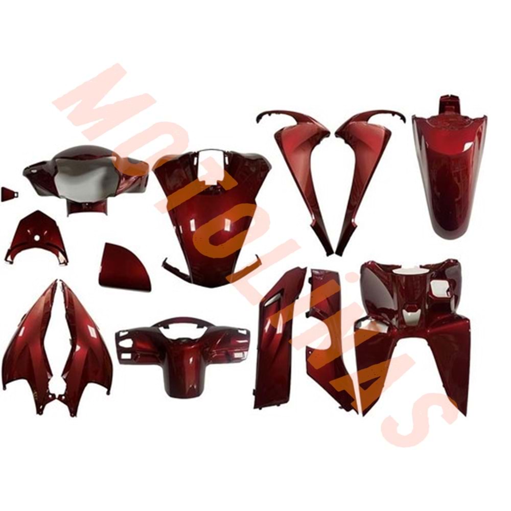 KAPORTA SET [KIRMIZI] - HONDA DİO
