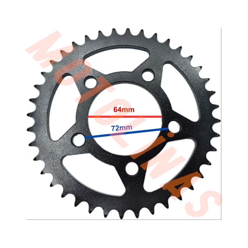 ARKA DİŞLİ [40T] 64mm - DRİFT L