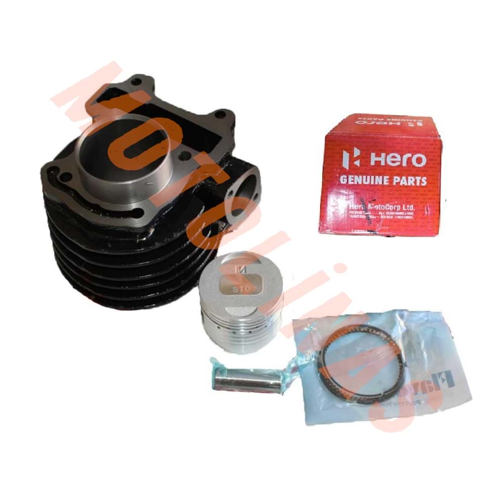 SİLİNDİR KOMPLE PİSTON SEGMAN SET [125 CC] ORJİNAL - HERO DUET,DASH