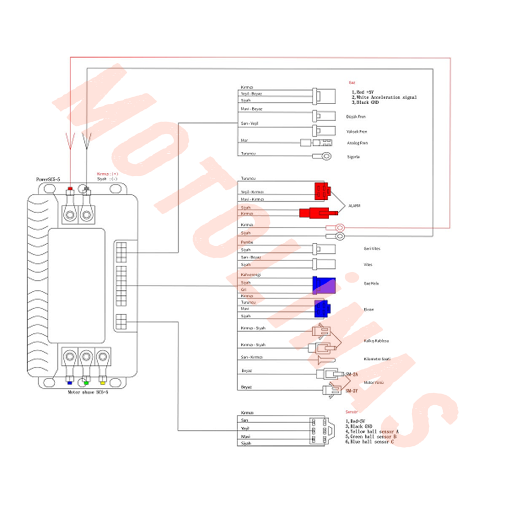 CDI BEYİN 48V-60V-72V [500W-1000W] BEYİN MN - EBİKE