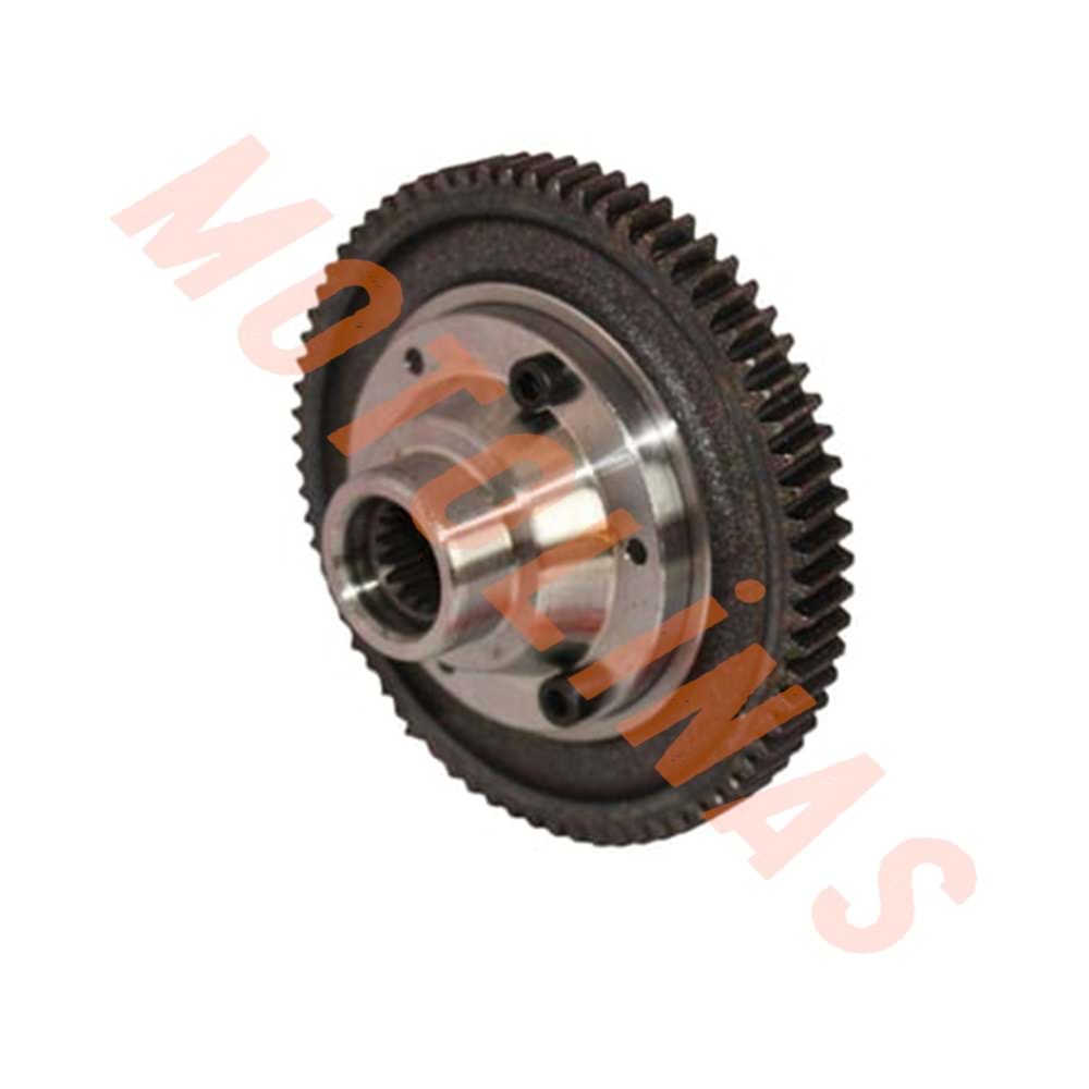 AKS MİLİ DİŞLİSİ [3 BAĞLANTI / 18 DİŞ] KALIN PASO 3 TEKER EBİKE MODEL UYUMLU